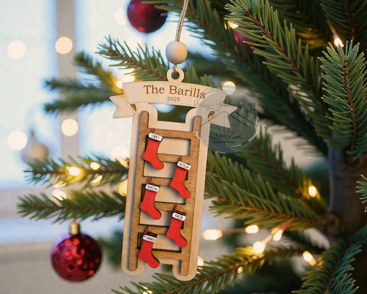 Stocking Ladder Ornament