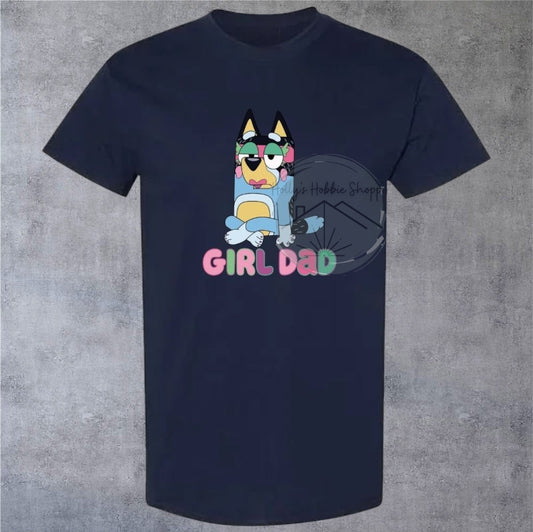 Bluey Girl Dad Tee