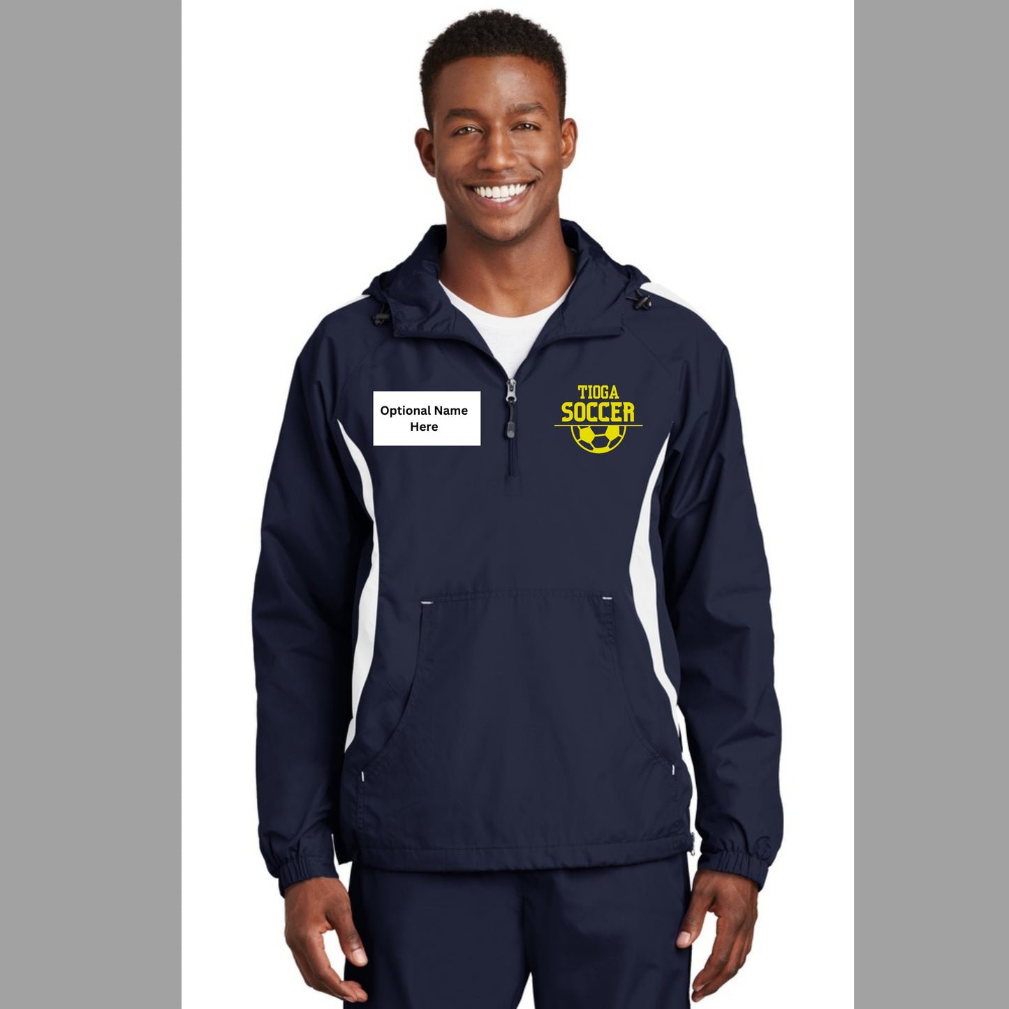 TSC Sportek Jersey-Lined Hooded Raincoat