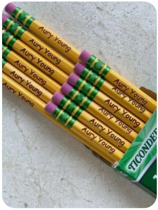 Personalized Ticonderoga Pencils