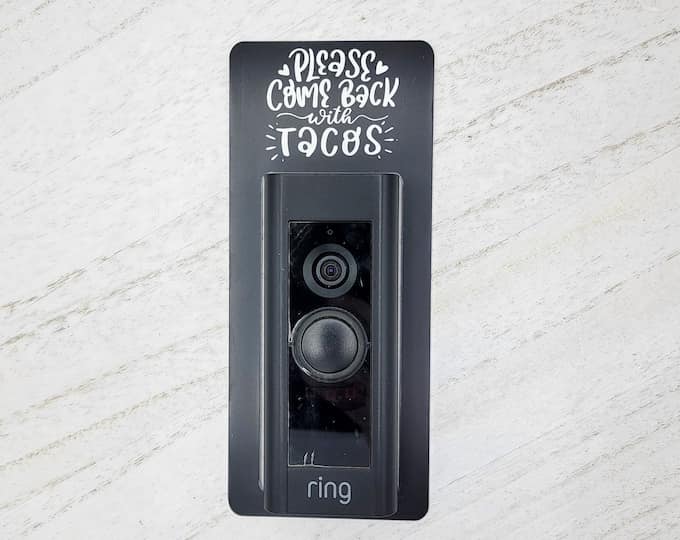 Custom Doorbell Sign