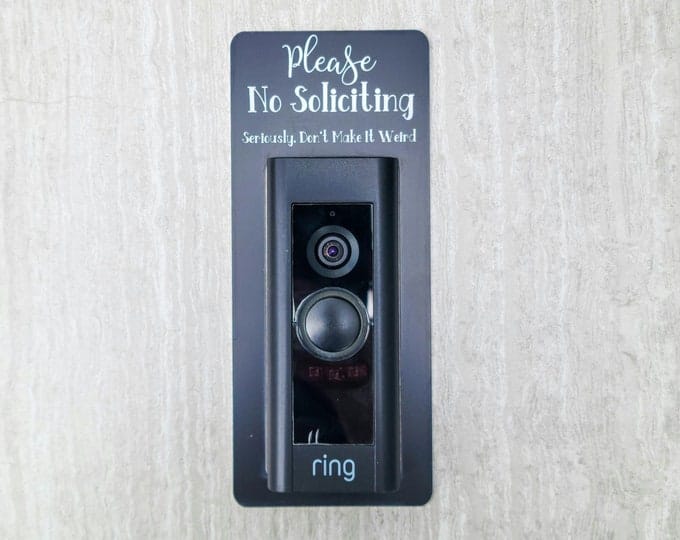 Custom Doorbell Sign