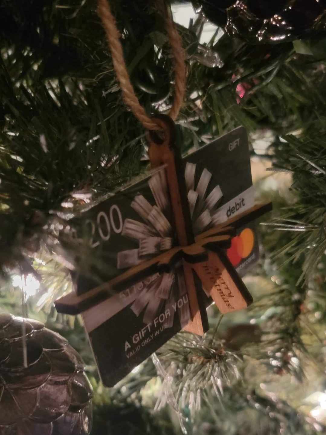 Gift Card Holder Ornament