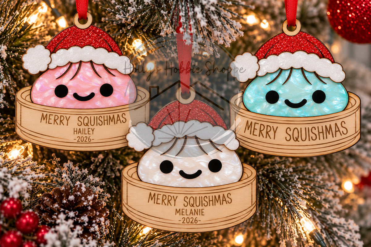 Merry Squishmas Dumpling Ornament