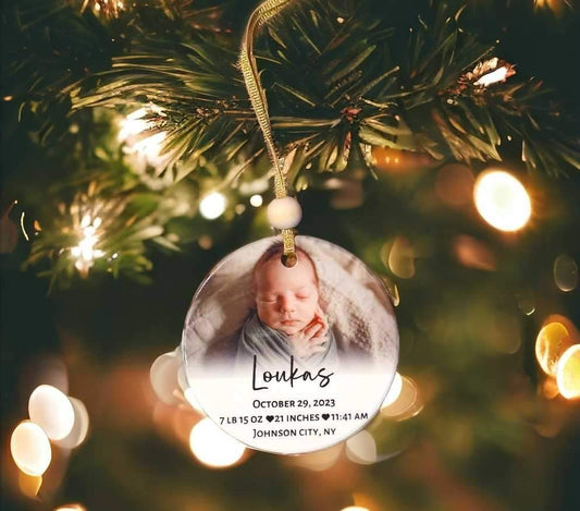 Baby Photo Ornament