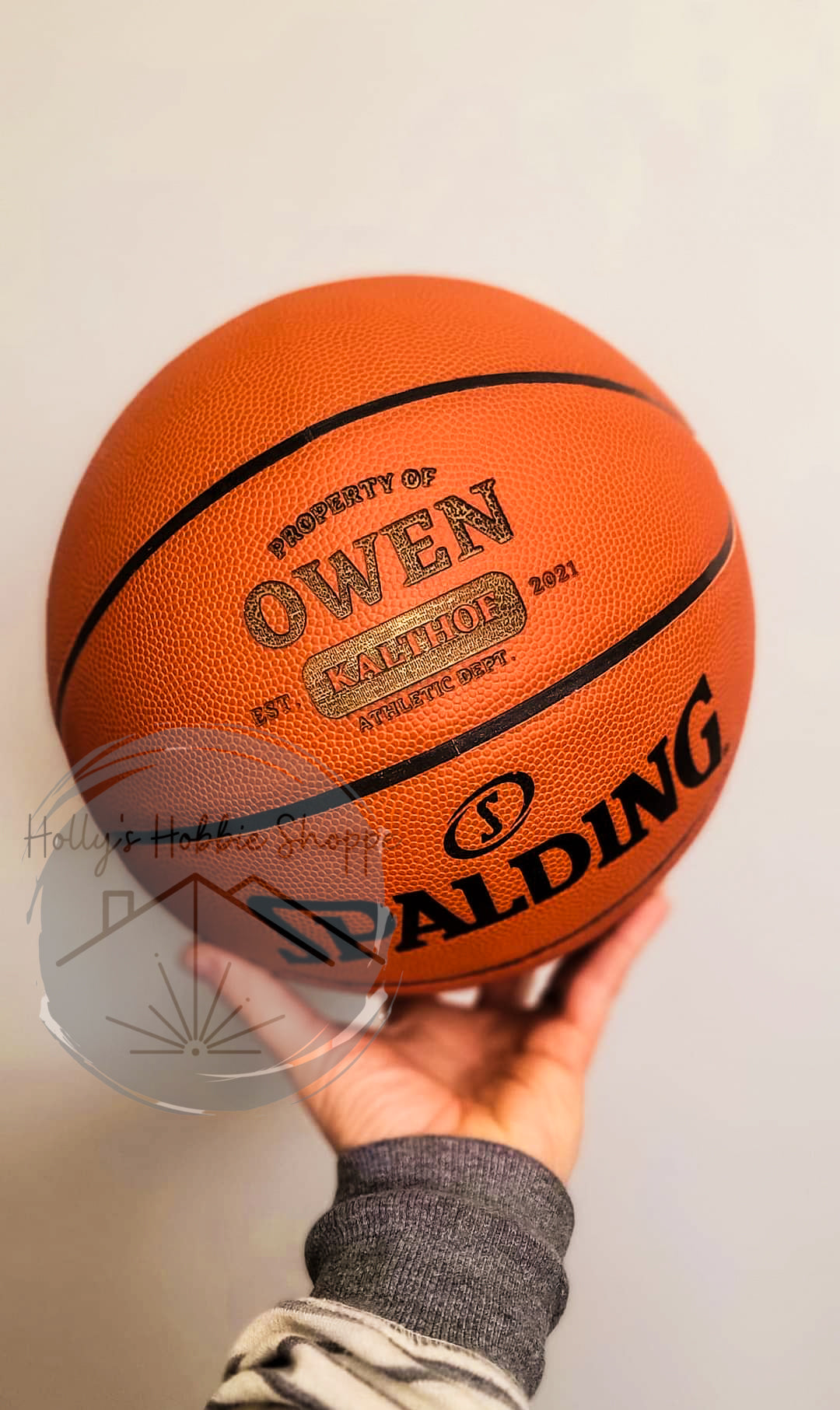 Engraved Basketball