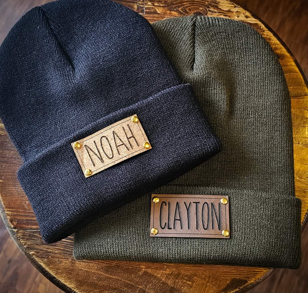 Beanie with Personalized Patch