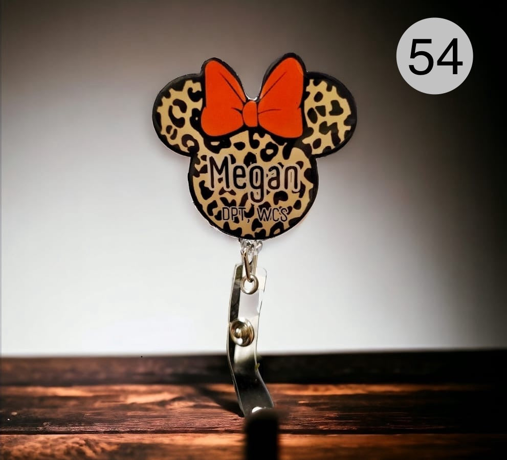 Personalized Badge Reel and Topper