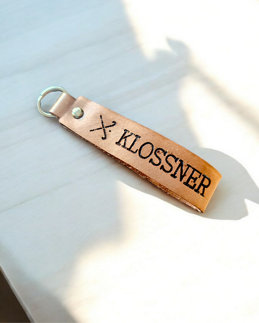 Leather Loop Keychain