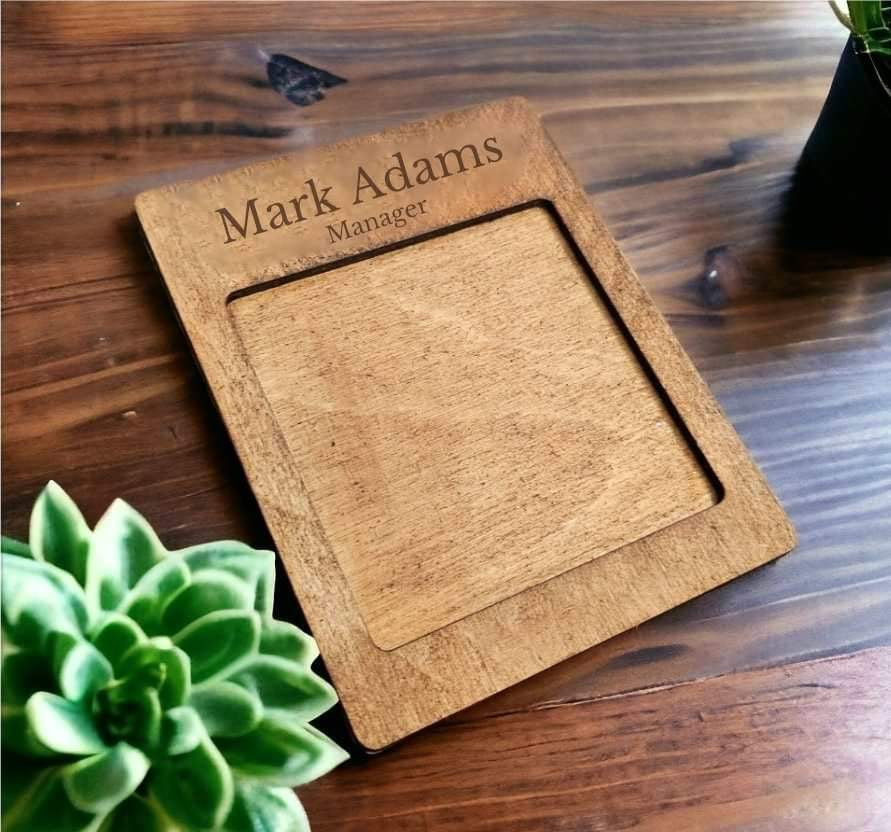 Personalized Sticky Note Holder