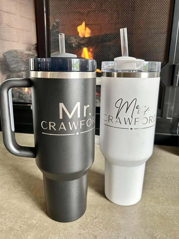 40 oz Engraved Tumblers