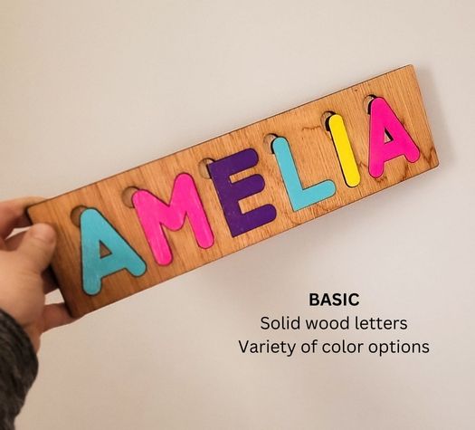 Personalized Wooden Name Puzzles | Basic