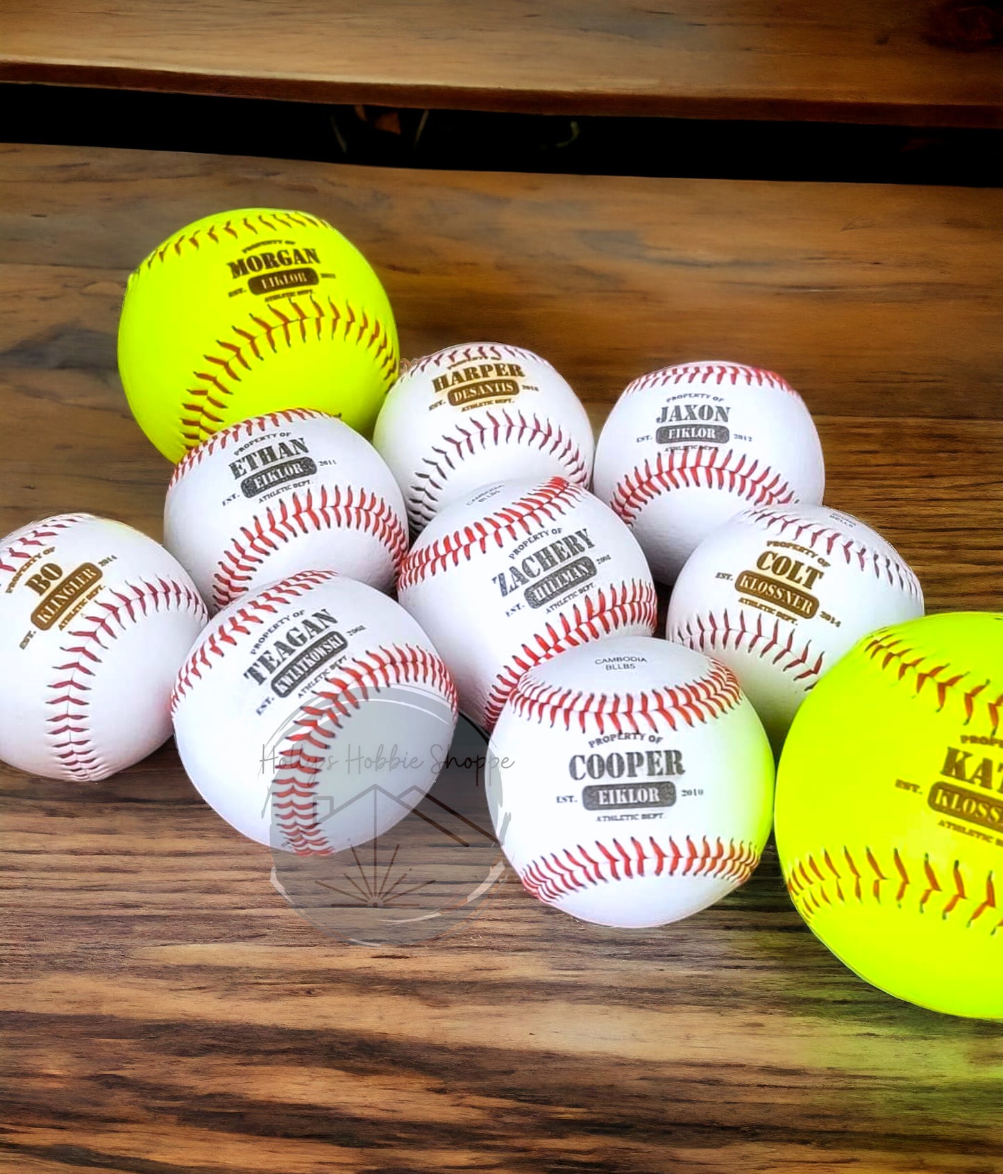 Engraved Baseball or Softball