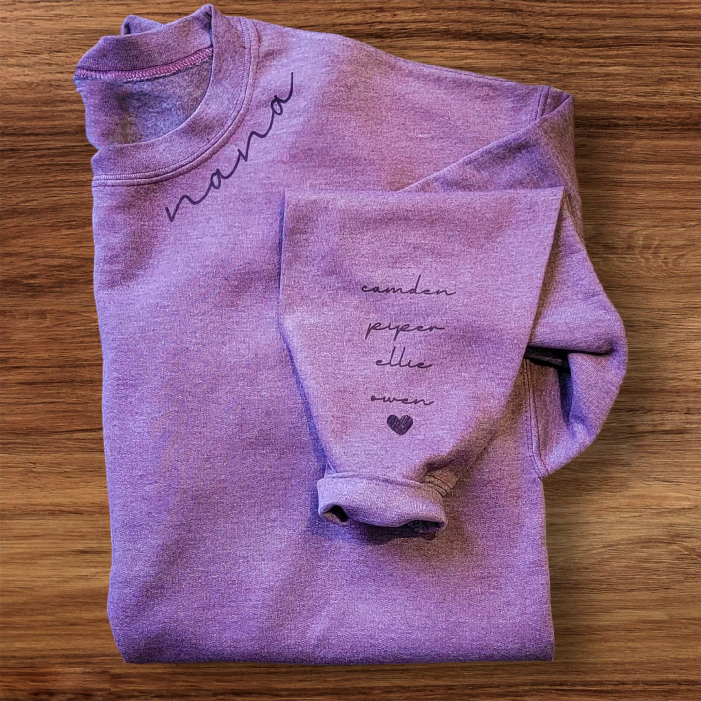 Heart on the Sleeve Cozy Crew| Solid