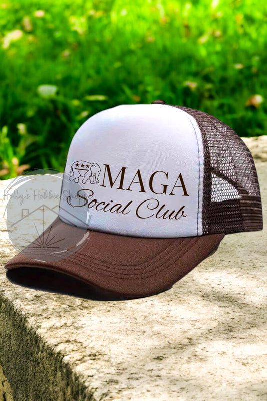 MAGA Social Club Trucker Hat