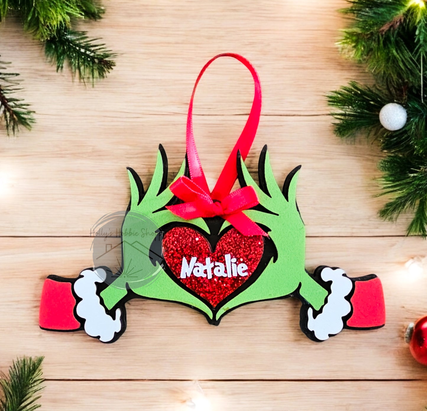 Grinchy Ornament