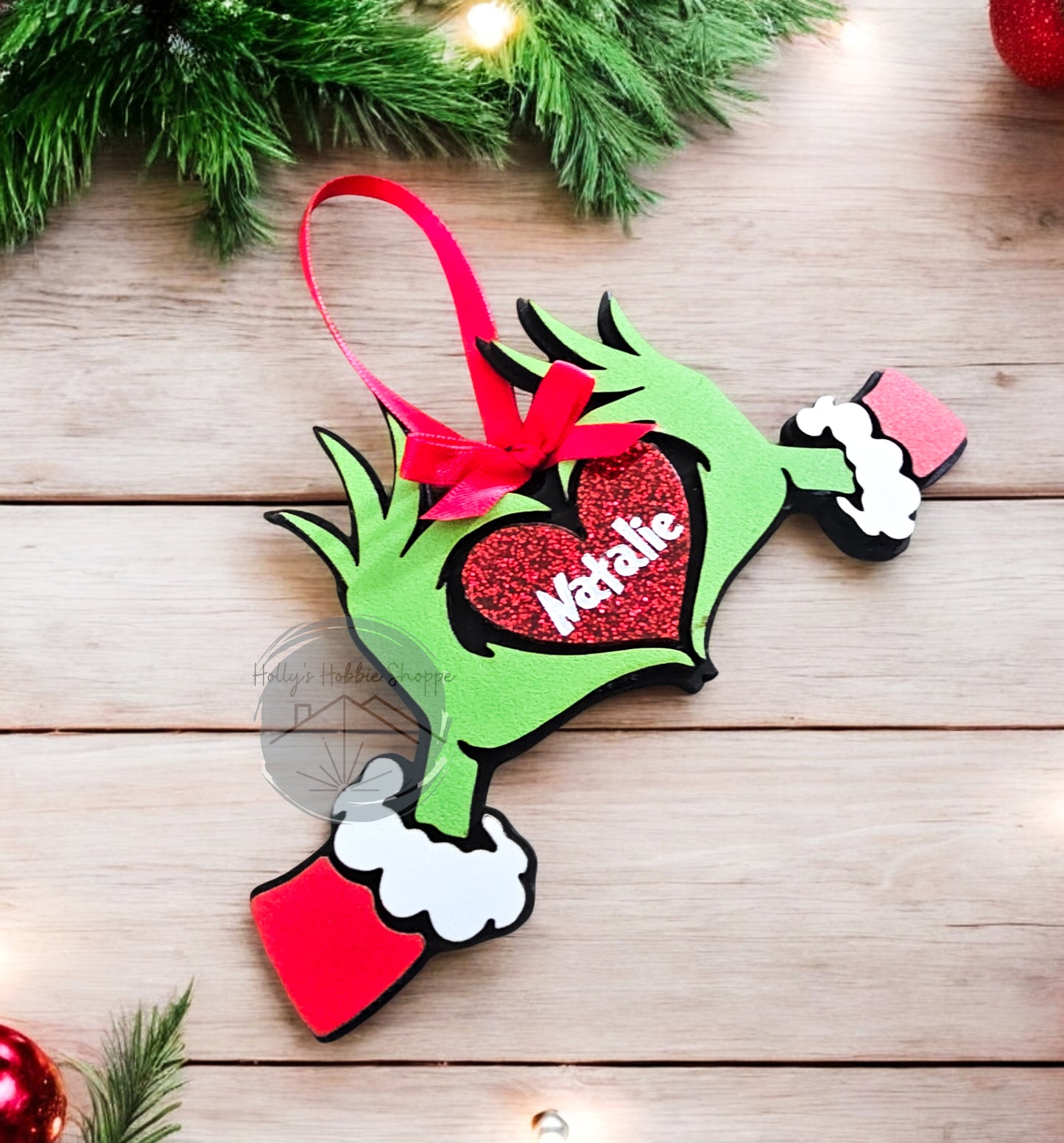 Grinchy Ornament