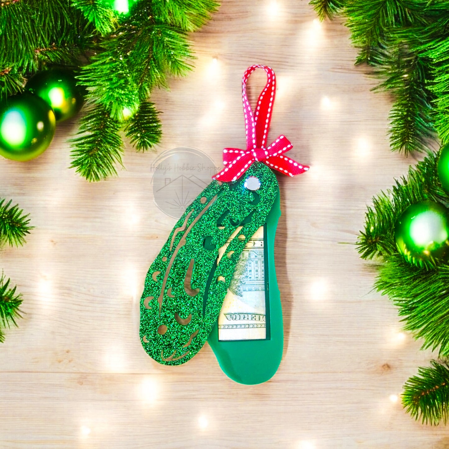 Bill Holder Ornament | Pickle