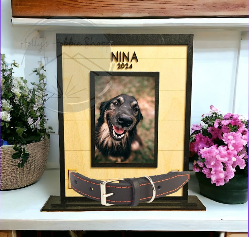 Pet Memorial Frame | Collar & Photo