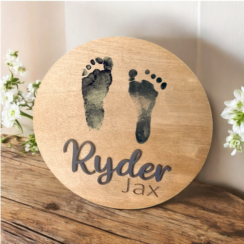 Birth Announcement Plaque