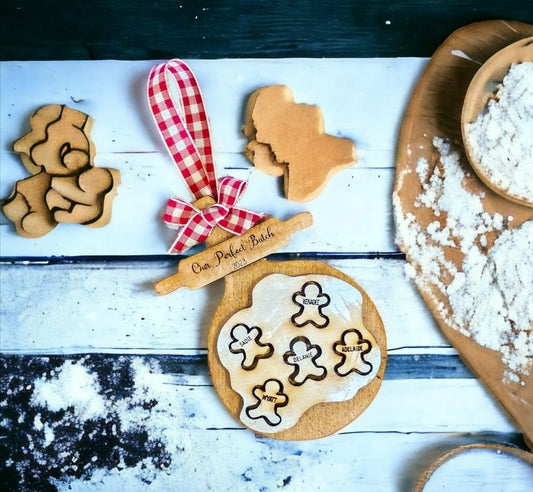 Christmas Cookie Cutout Wood Ornament