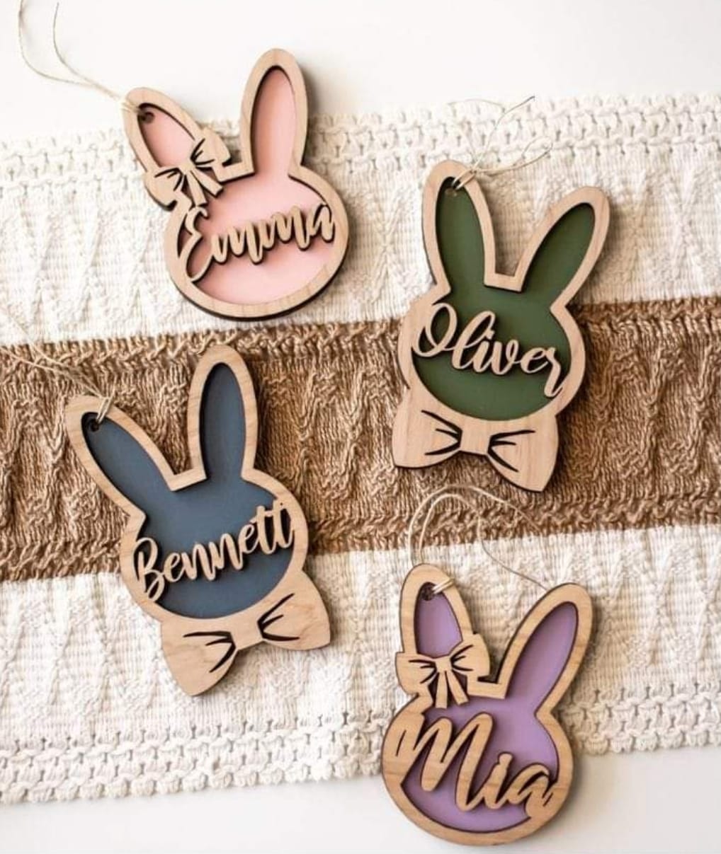 Basket Tag | Bunny Bow