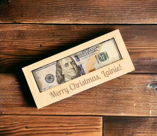 Engraved Money Gift Box