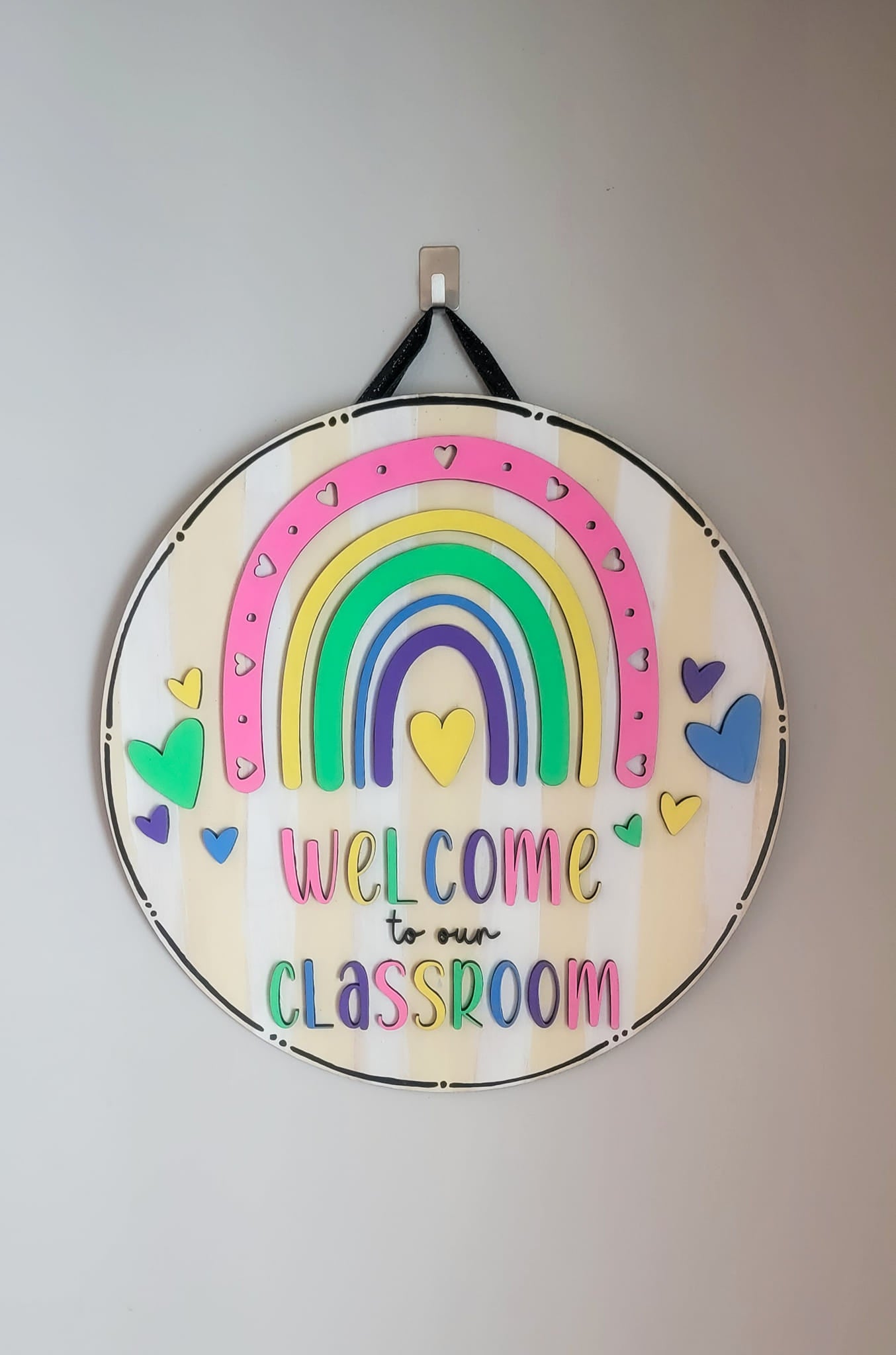 Classroom Door Sign | Rainbow