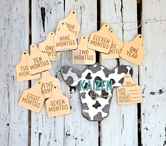 Newborn Monthly Markers | Cow