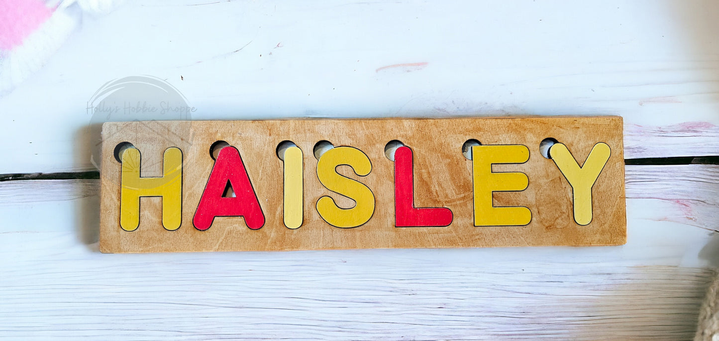 Personalized Wooden Name Puzzles | Premium